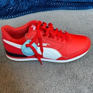Puma Men’s ST Runner v2 Full L Size 12 High Risk Red-Puma White
